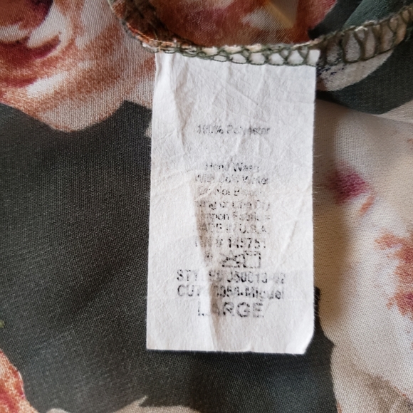 Impressions floral long sleeve kimono - Picture 5 of 5